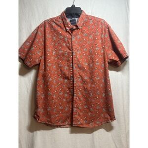 Ricky Singh Men's Denim Flower Short Sleeve Size XL